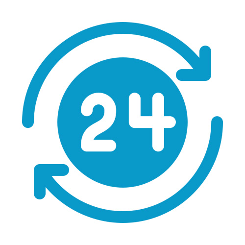 We Operate 24/7 